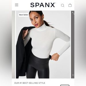 Spanx Faux Leather Leggings